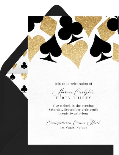 35th birthday ideas: Destiny Invitation