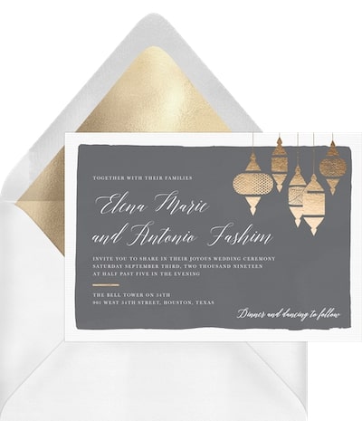 Dreamy Lanterns Invitation