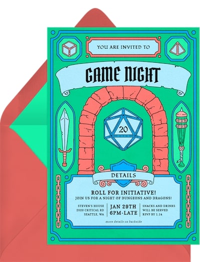 Dungeon Master Invitation