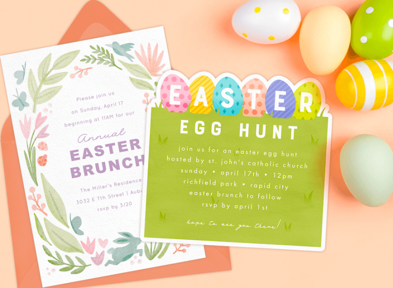 Easter Invite Wording 12 Easter Invitations for Every Event, Plus Wording Ideas | Greenvelope ...