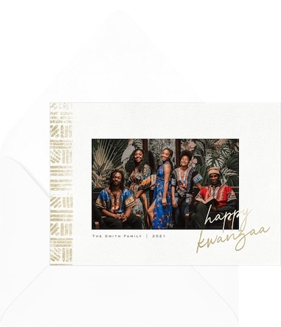 Elegant Kwanzaa Card