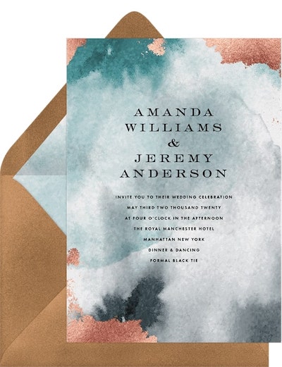 Ethereal Watercolor Invitation