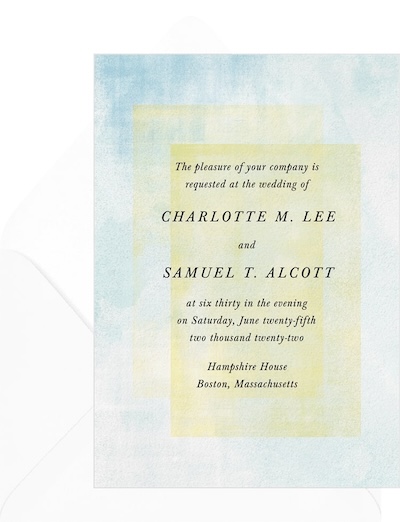 Everlasting Love Invitation