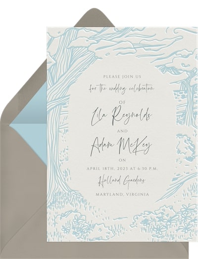 Fairytale Landscape Invitation
