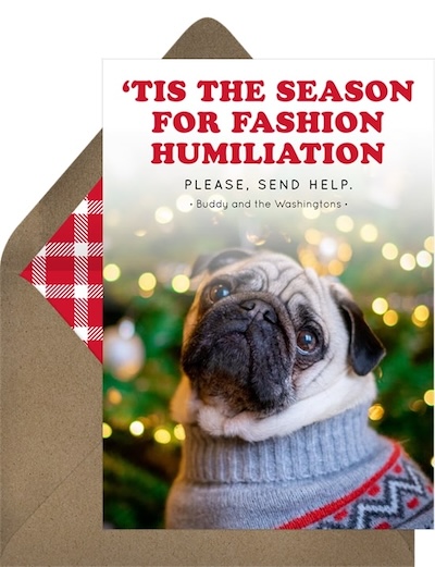 Fashion Humiliation Card