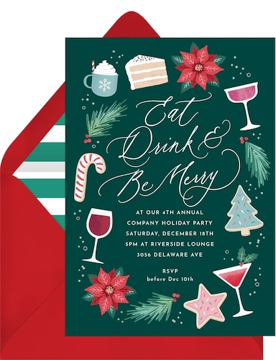 Festive Favorites Invitation