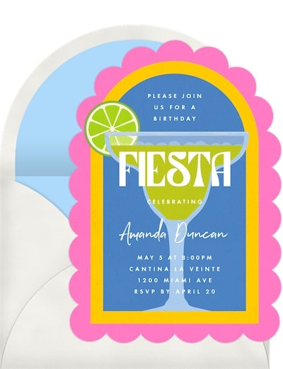 Fiesta Margarita Invitation