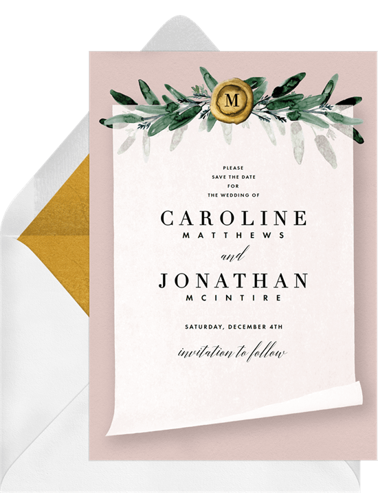 Finishing Touch Save the Date