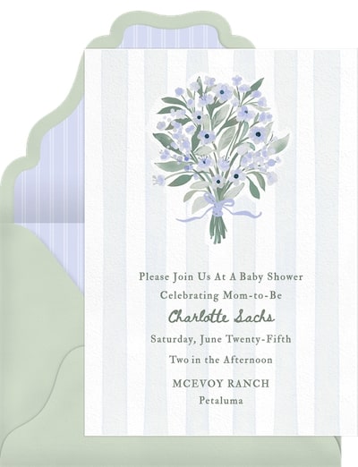 Floral Bouquet Invitation