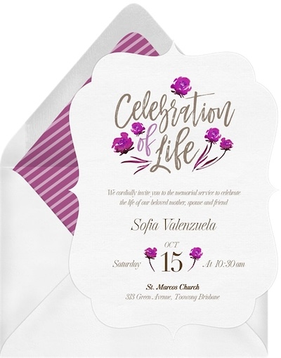 Floral Celebration Invitation