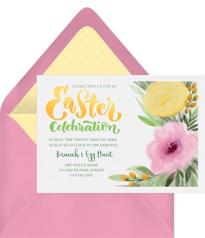 Floral Duo Invitation