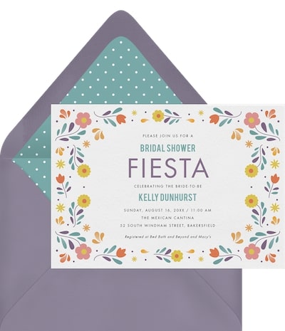 Floral Fiesta Invitation