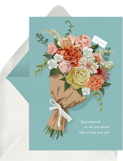 Floral Sentiments Card
