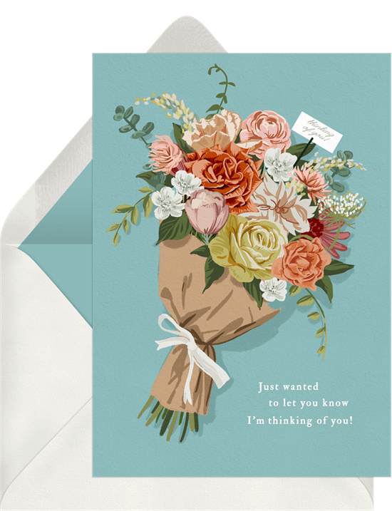 Floral Sentiments card