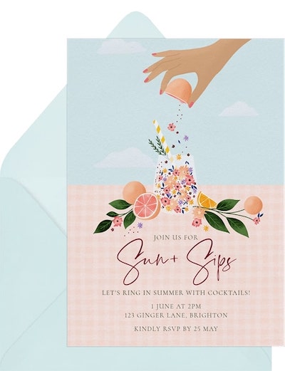 Flowerade Invitation