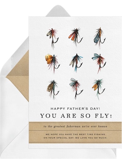 Fly Fishing Grid Card