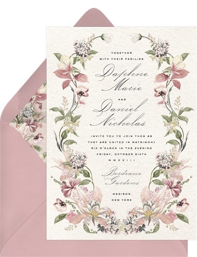 Forever Florals Invitation