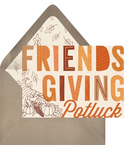 Friendsgiving Invitation