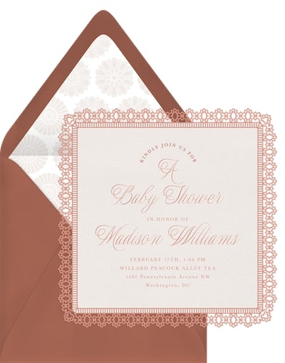 Frilly Invitation