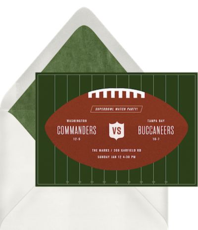 Game Day Ready Invitation