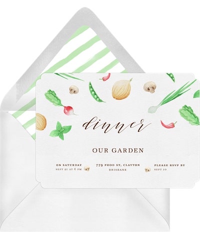Garden Fresh Invitation