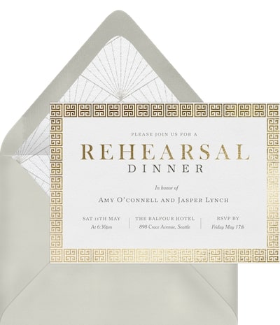 Geometric Elegance Invitation