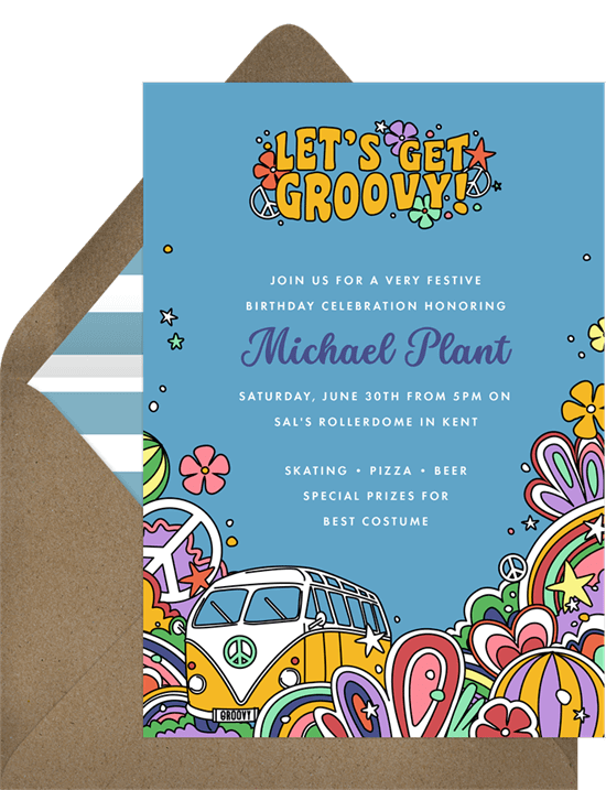 Get Groovy Invitation