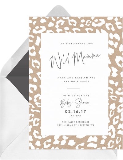Get Wild Invitation