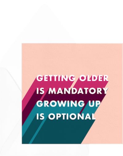 Getting Older Card
