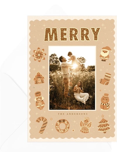 Gingerbread Cookies Card