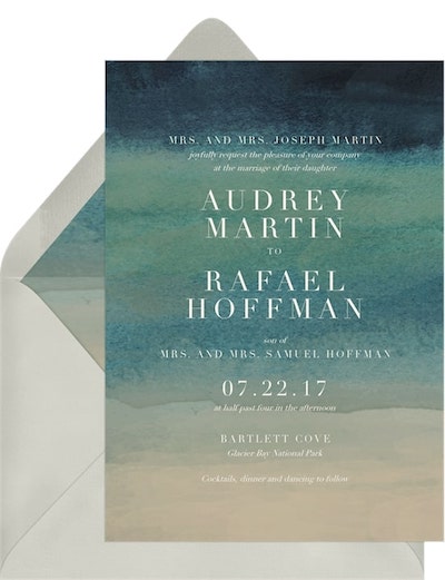 Glacier Bay Invitation