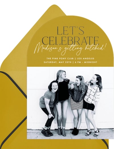 Glam Arch Invitation