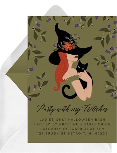 Glamorous Witch Card