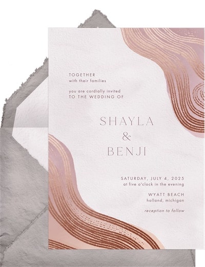 Graceful Geology Invitation