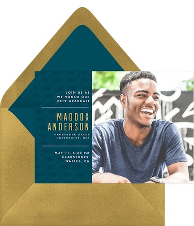 Grad Cap Pattern Invitation