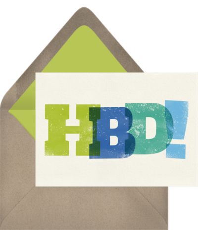 HBD Card
