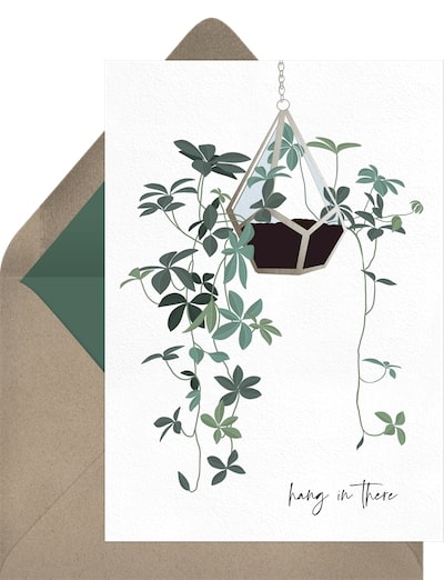 Hanging Plant Card
