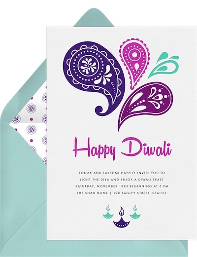 Happy Diwali Invitation