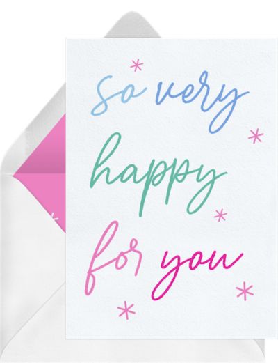 Happy for You Card