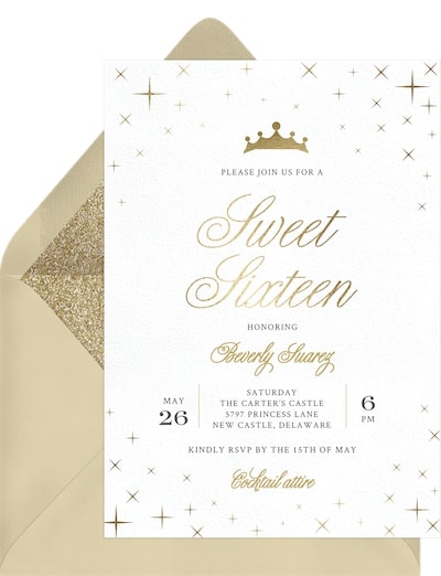 Her Royal Fiveness Invitation