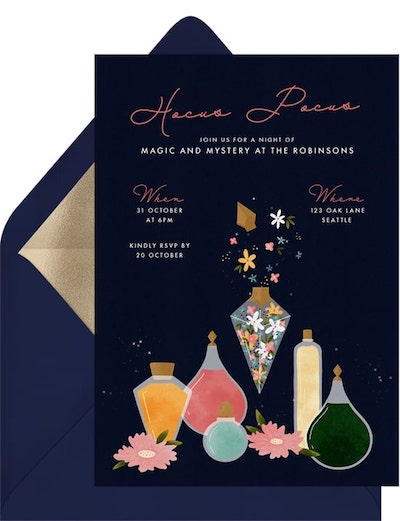 Hocus Pocus Invitation