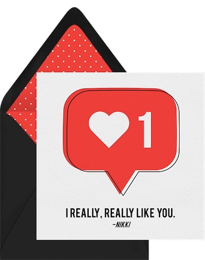 I Like You Card