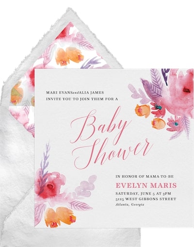 In Full Bloom Invitation