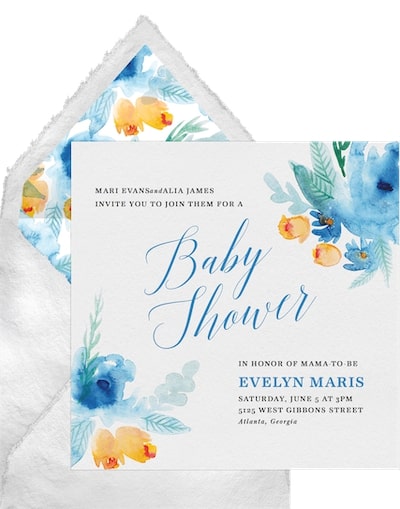 In Full Bloom Invitation