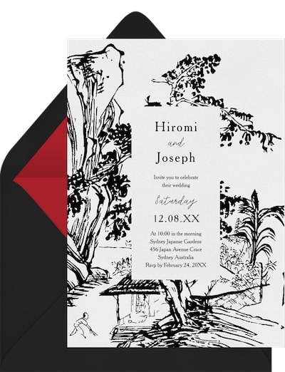 Ink Art Village Invitation