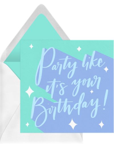 Birthday card template: It's Your Birthday! Card