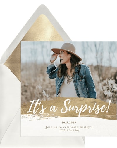 It's a Surprise! Invitation