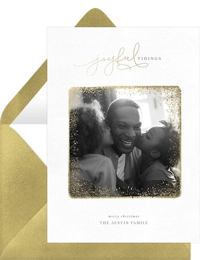 Joyful Tidings Frame Card