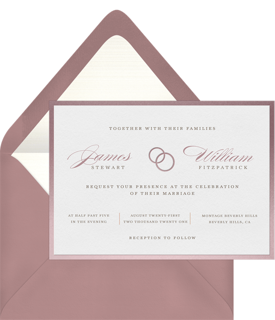 Wedding invitation sets: Lasting Love Invitation