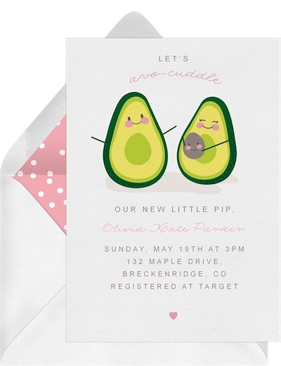 Let's Avo-Cuddle Invitation